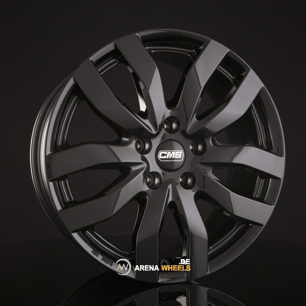 C22 BLACK GLOSS 5X112 ET47 HB57.1 von CMS