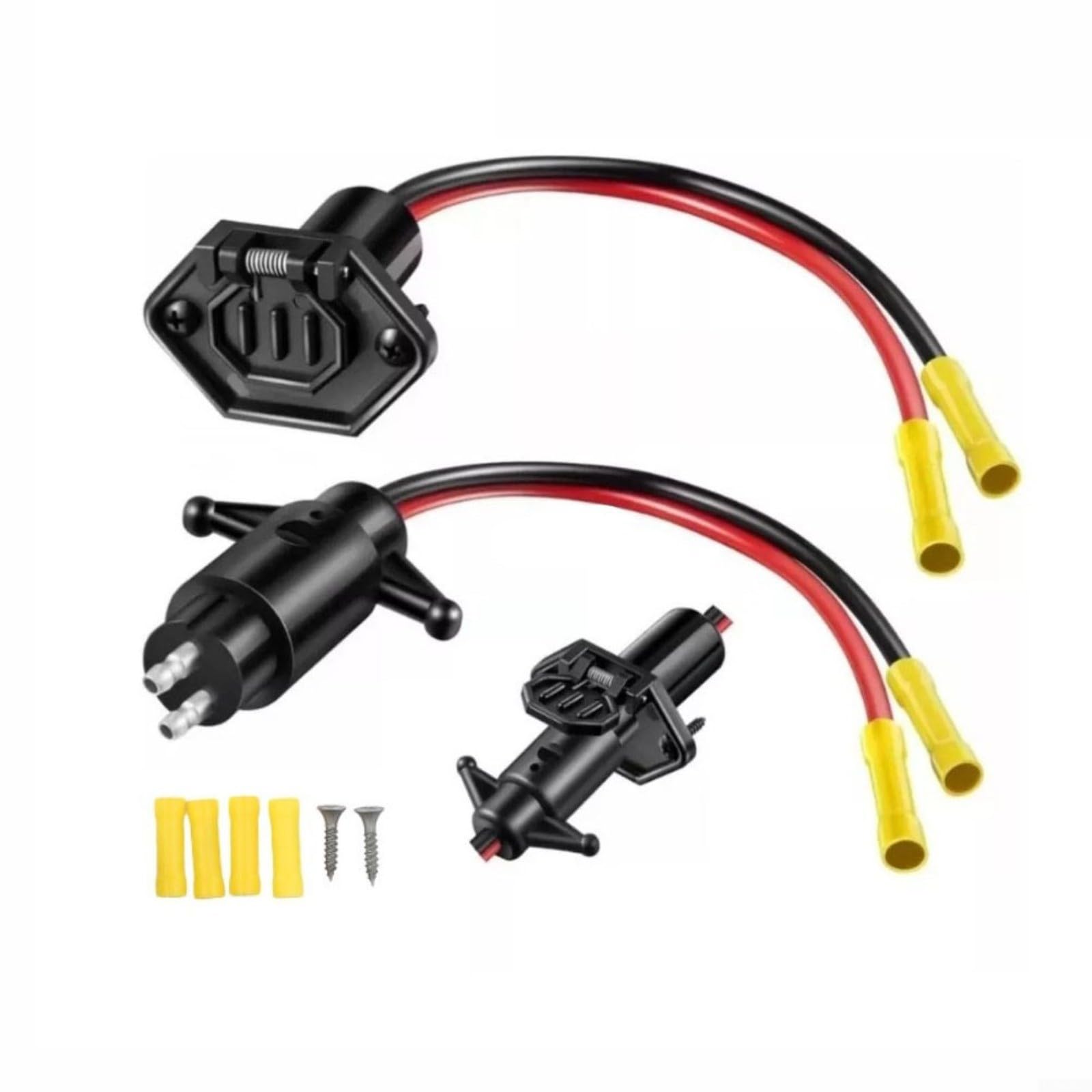 CNANRNANC Trolling-Motorstecker Wasserdichtes Trolling-Motor-Stecker- und Steckdosen-Set 12V wasserdicht Schnellanschluss für Schiffsteile männlich + weiblich CNANRNANC Trolling-Motorstecker Wasserdichtes Trolling-Motor-Stecker- und Steckdosen-Set 12V wasserdicht Schnellanschluss für Schiffsteile männlich + weiblich von CNANRNANC