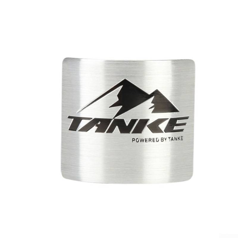 TANKE Abzeichen Aluminium Aufkleber für Klapprad Gabelschutz von CNANRNANC
