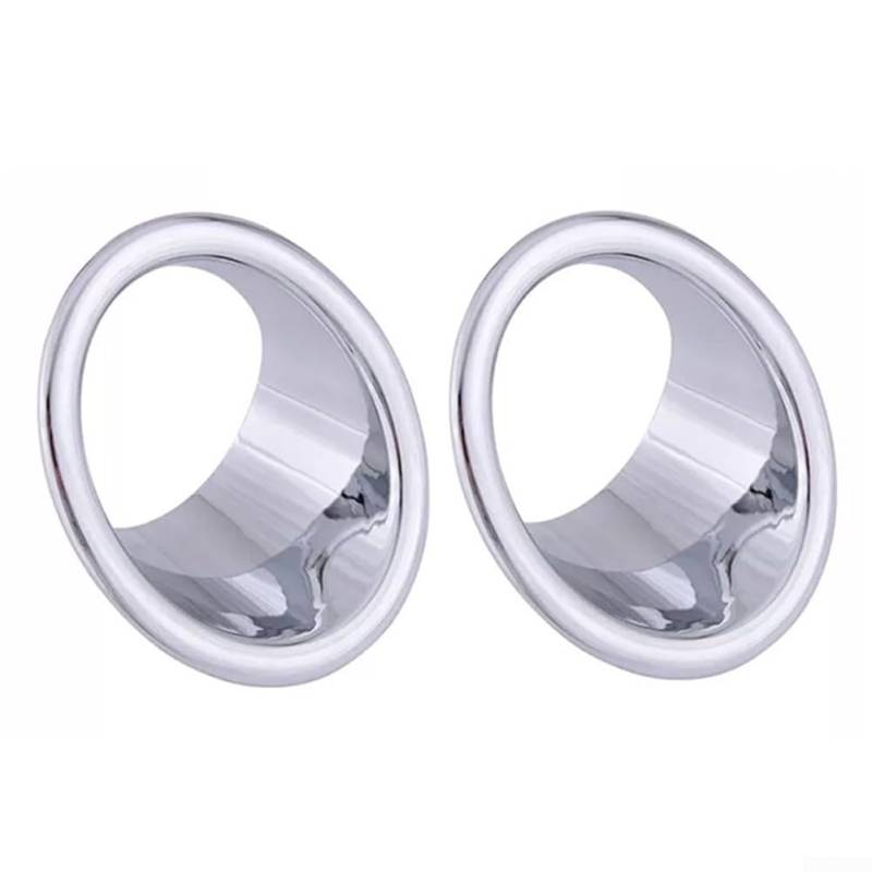 Upgrade Your For Ford Explorer 2011 2015 with Shiny Chrome Front Fog Light Lamp Cover Trim Set of 2 von CNANRNANC