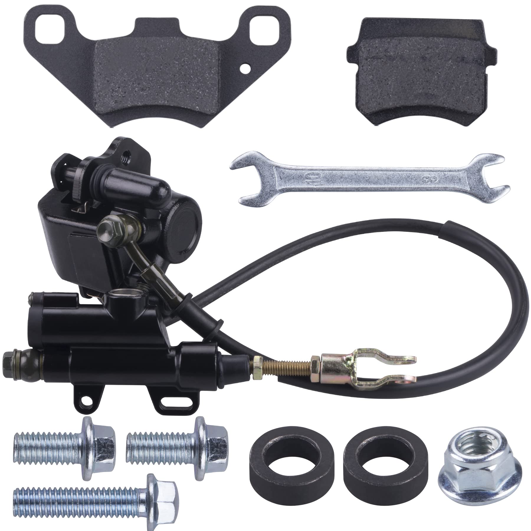 CNCMOTOK Bremssattel hinten für 50cc 70cc 90cc 110cc 125cc chinesische ATV Quad Scooter CNCMOTOK Bremssattel hinten für 50cc 70cc 90cc 110cc 125cc chinesische ATV Quad Scooter von CNCMOTOK
