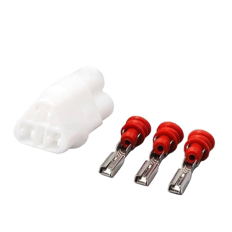 CNKF 5 Sets 2 Pin Way 6,3 mm männlich weiblich wasserdichte Injektoren Anschluss 1J0973852 1J0973752 von CNKF