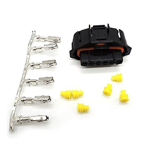 cnkf 5 Sets Bosch 6-Pin Buchse Wasserdicht Auto-Anschluss für Diesel Einspritzpumpen Anschluss 1928403204 von CNKF