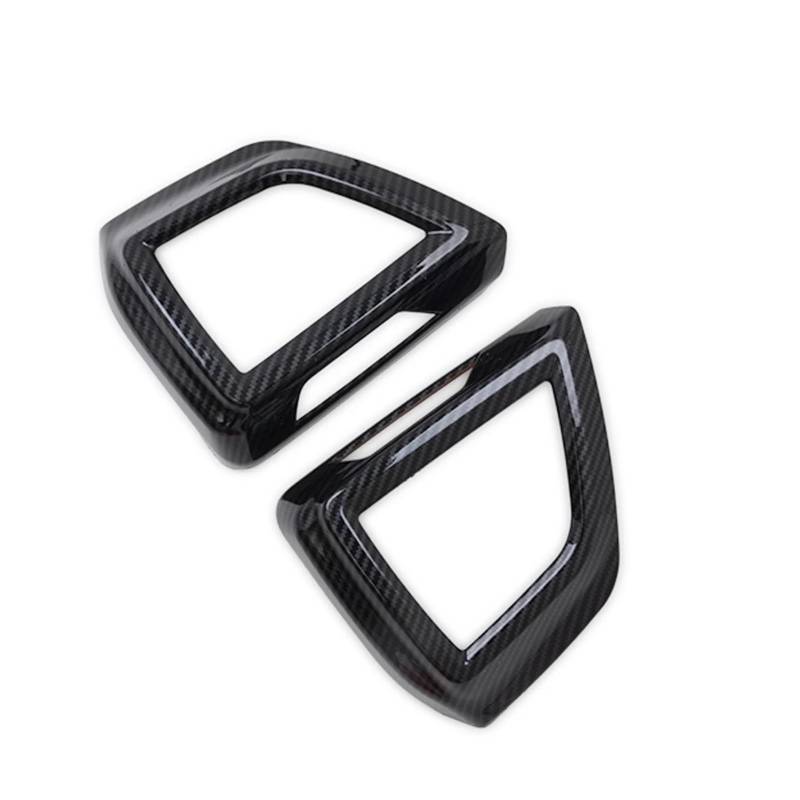 CNMNDE Abdeckung for die Lüftungsöffnung der Klimaanlage vorne im Auto, passend for Subaru, Crosstrek 2018–2023 Fahrzeug-Klimaanlagen-Entlüftungsblende(Carbon Fiber Color) von CNMNDE