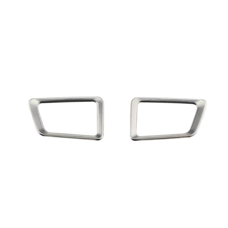 CNMNDE Aufkleber for die Klimaanlagen-Abdeckung im Auto, passend for Ford, Everest Ranger 2015–2018, Innenraum-Armaturenbrett Fahrzeug-Klimaanlagen-Entlüftungsblende(Silver) von CNMNDE
