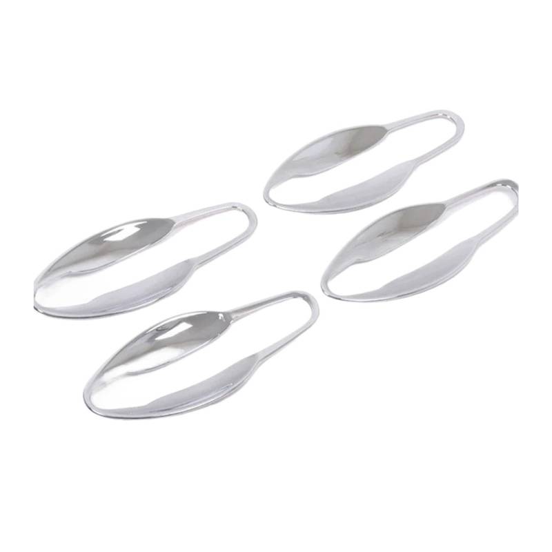 CNMNDE Auto-Seitentürgriff-Schüssel-Abdeckungsverkleidung, passend for CRV, CR-V 2012–2014, ABS-Chrom-Formteil, Zierzubehör, Tasse Griffschalen-Dekorationsaufkleber von CNMNDE