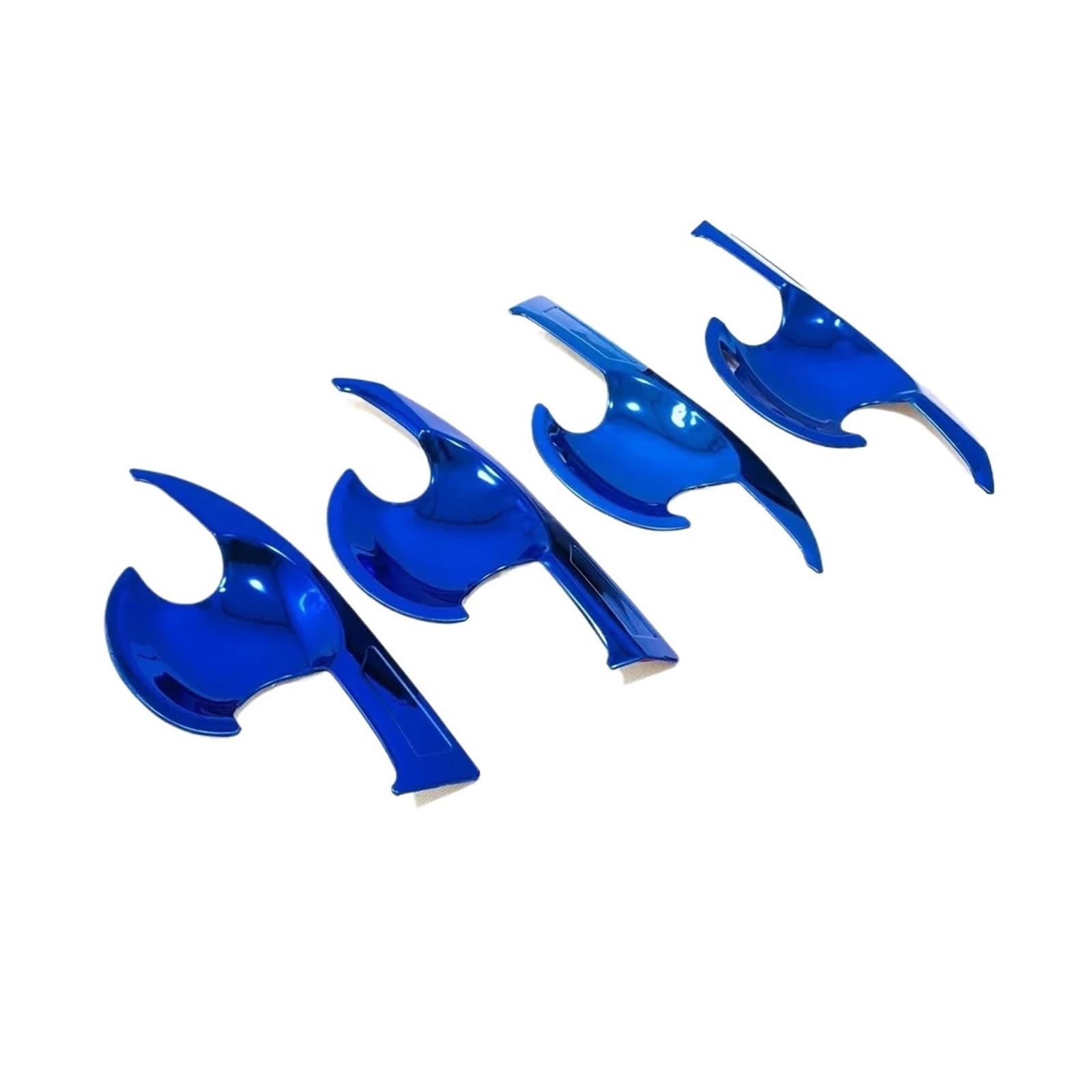 CNMNDE Auto-Seitentürgriff-Schüssel-Cup-Abdeckungsverkleidung, passend for Nissan, Altima 2019–2024, Kohlefaser-Außenzubehör Griffschalen-Dekorationsaufkleber(Blue Color) von CNMNDE
