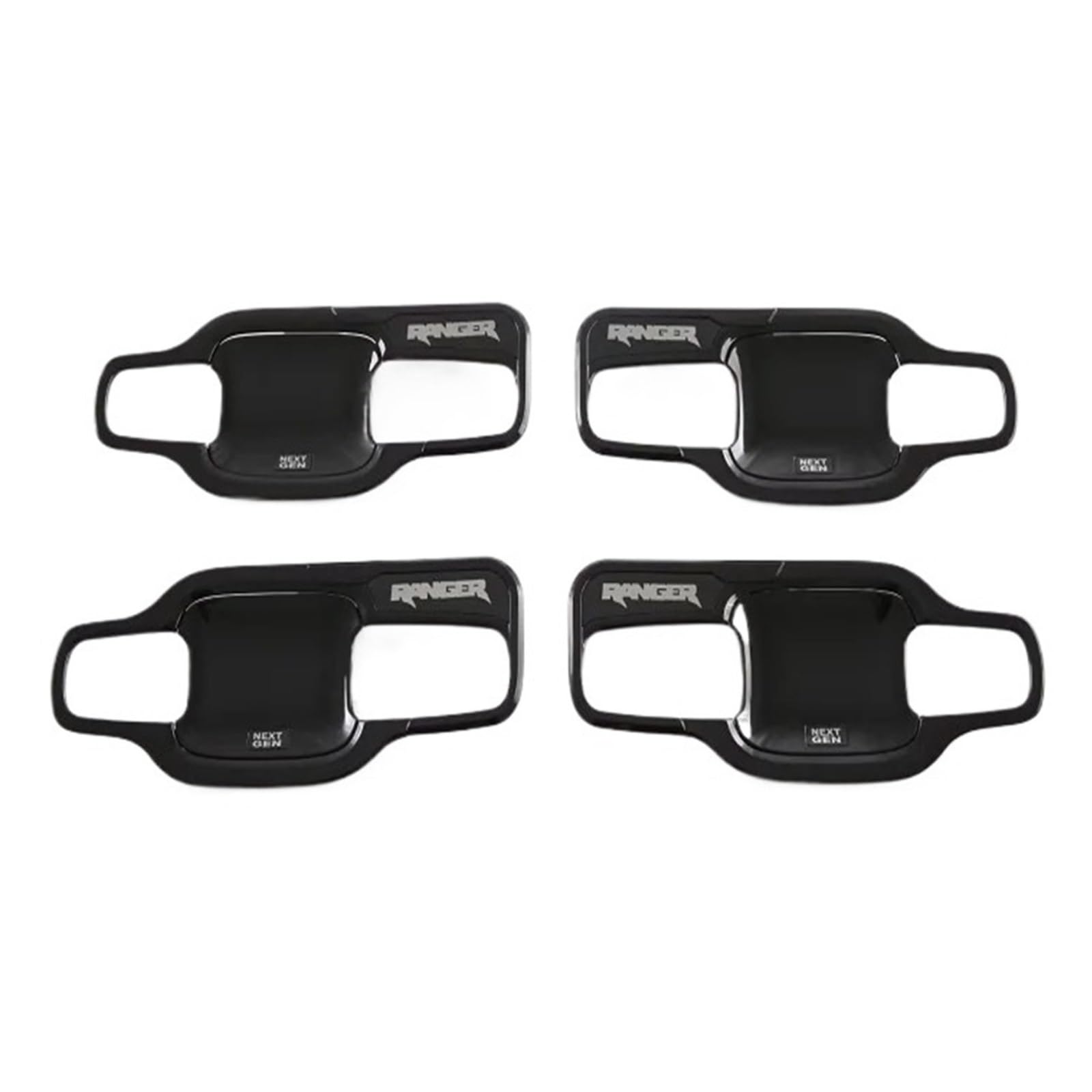 CNMNDE Auto-Türgriff-Schüssel-Abdeckung, Cup-Hohlraum-Verkleidung, passend for Ford, Ranger Everest 2023 2024, Einsatz-Fangform-Zubehör, Kohlefaser-Stil Griffschalen-Dekorationsaufkleber(Piano Black) CNMNDE Auto-Türgriff-Schüssel-Abdeckung, Cup-Hohlraum-Verkleidung, passend for Ford, Ranger Everest 2023 2024, Einsatz-Fangform-Zubehör, Kohlefaser-Stil Griffschalen-Dekorationsaufkleber(Piano Black) von CNMNDE