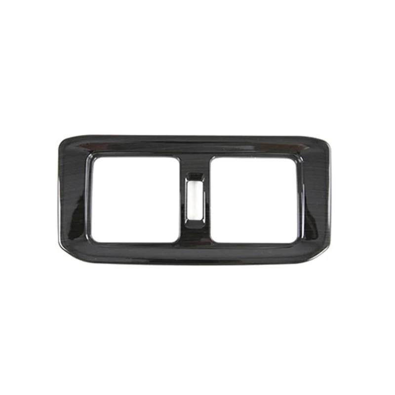 CNMNDE Auto-Zierleiste for den hinteren AC-Entlüftungsauslass, passend for Toyota, RAV4 RAV 4 2019–2022 XA50, Aufkleber-Zubehörabdeckung Fahrzeug-Klimaanlagen-Entlüftungsblende(Black) von CNMNDE