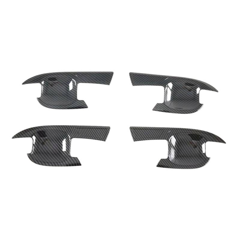 CNMNDE Autotürgriffabdeckungsverkleidung, passend for Chevrolet, Blazer 2019–2022, Kohlefaser-Seitentürgriffe, Schüsselbecherabdeckungen, Zubehör Griffschalen-Dekorationsaufkleber(Carbon Fiber 2) von CNMNDE