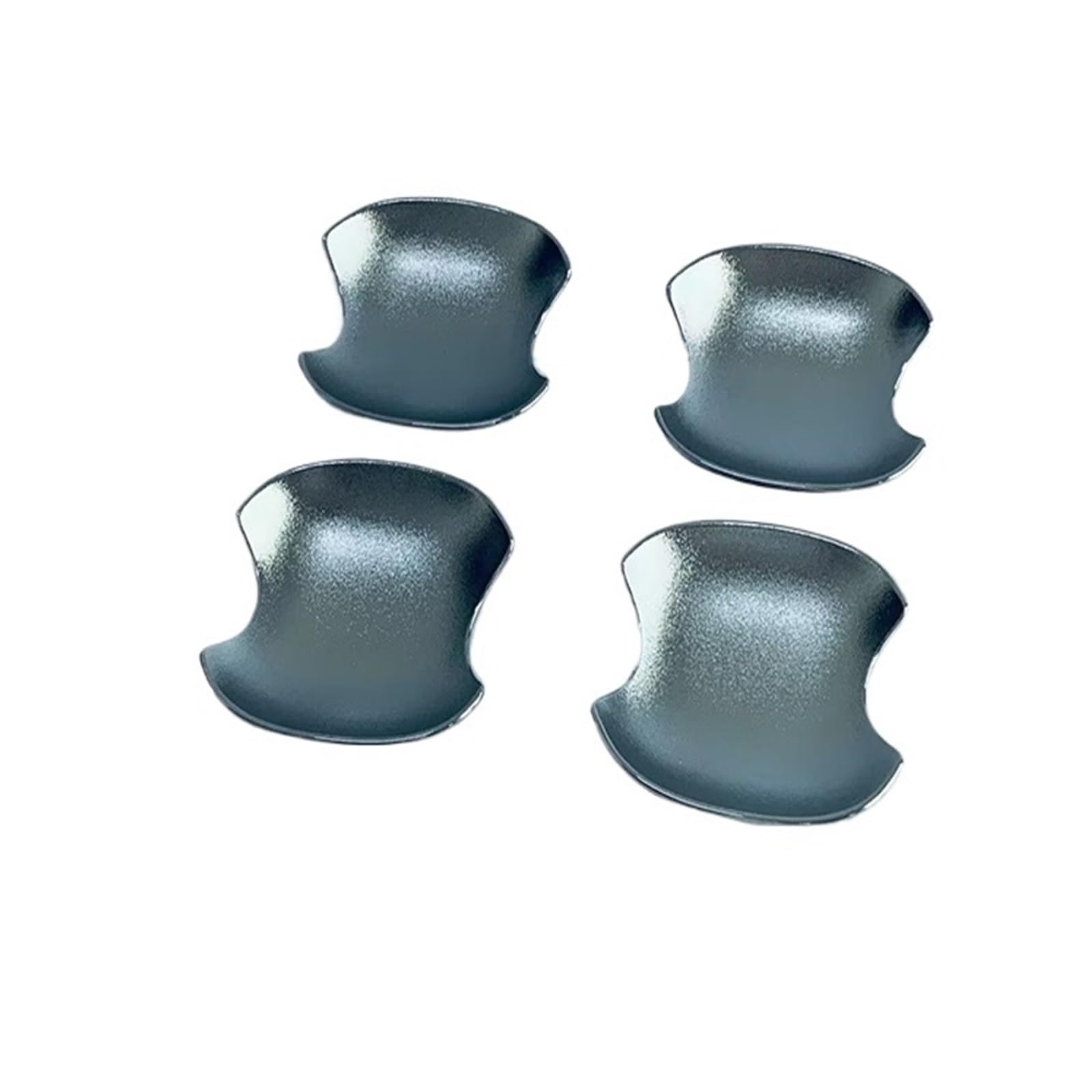 CNMNDE Autozubehör ABS-Griffabdeckung, passend for Toyota, Prado LC250 2024–2025, Cup-Hohlraum-Verkleidungseinsatz, Fangform, Garnierungsschüssel Griffschalen-Dekorationsaufkleber(ABS Chrome) von CNMNDE
