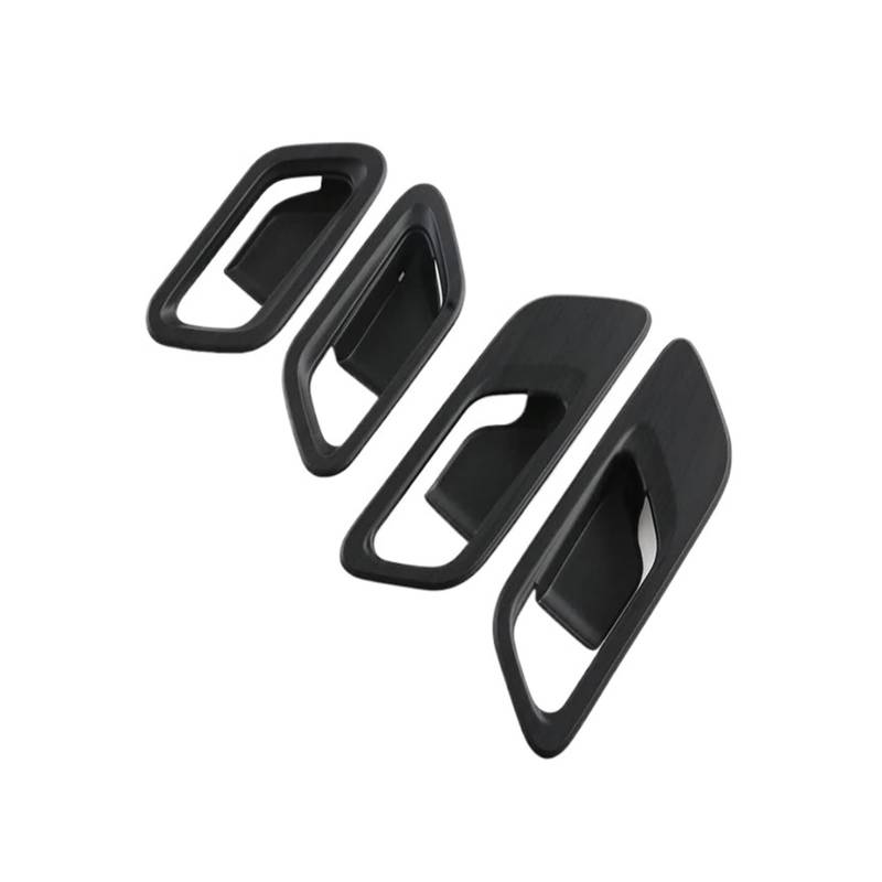 CNMNDE Innere Türgriffabdeckung, Fangschalenverkleidung, passend for Nissan, Qashqai J12 2022–2024. Blendenrahmengarnierung einsetzen Griffschalen-Dekorationsaufkleber(Black wood grain) von CNMNDE