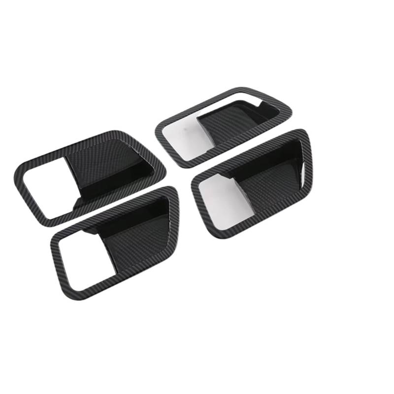 CNMNDE Innere Türgriffabdeckung, Fangschalenverkleidung, passend for Toyota, Tundra XK70 2022, Blendenrahmengarnierung einsetzen Griffschalen-Dekorationsaufkleber von CNMNDE