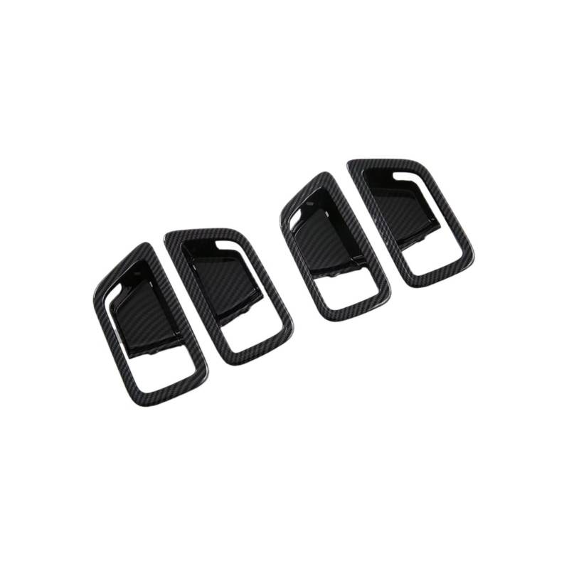 CNMNDE Innere Türgriffabdeckung Catch Bowl Trim, passend for Toyota, VIOS 2023-2024 Autozubehör Einsatz Lünette Rahmen Garnierung Griffschalen-Dekorationsaufkleber von CNMNDE