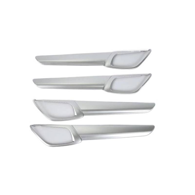 CNMNDE Innere Türgriffabdeckung Fangschalenverkleidung, passend for Mazda, CX-5 CX5 2017–2021, Autozubehör, ABS-Einsatz, Lünette, Rahmengarnierung Griffschalen-Dekorationsaufkleber(Silver) von CNMNDE