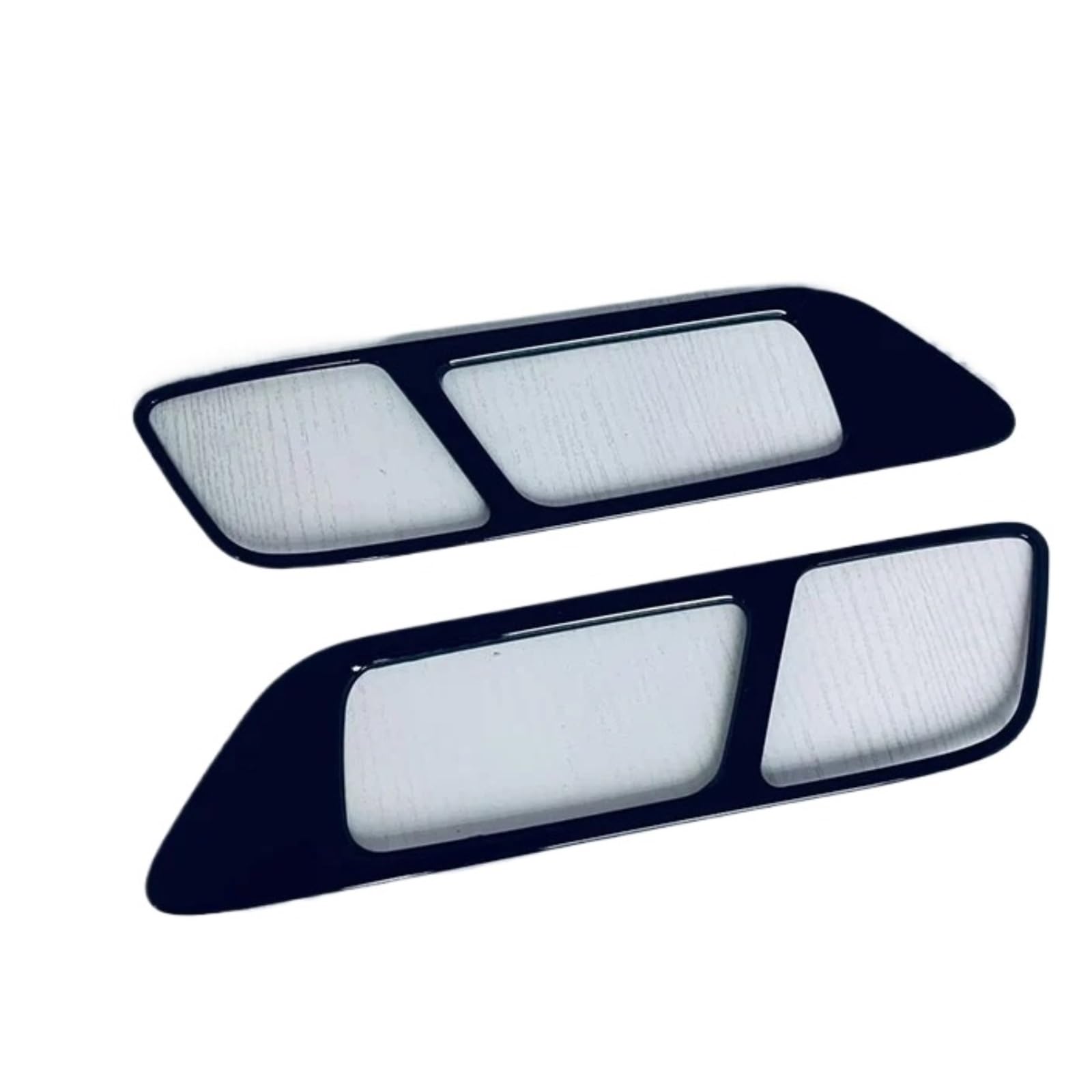 CNMNDE Innere Türgriffabdeckung Fangschalenverkleidung, passend for Suzuki, Spacia Custom MK54S MK94S 2024–2025. Blendenrahmengarnierung einsetzen Griffschalen-Dekorationsaufkleber(Piano Black) von CNMNDE
