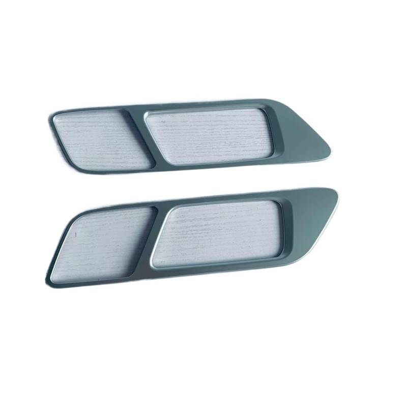 CNMNDE Innere Türgriffabdeckung Fangschalenverkleidung, passend for Suzuki, Spacia Custom MK54S MK94S 2024–2025. Blendenrahmengarnierung einsetzen Griffschalen-Dekorationsaufkleber(Silver) von CNMNDE