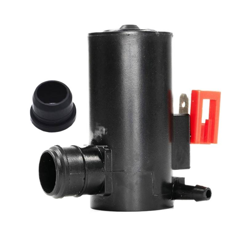CNMNDE Scheibenwischer-Waschanlage, passend for Mitsubishi, Shogun Pajero V60 2000-2006, Wischer-Frontscheibenpumpenmotor mit Tülle Auto-Windschutzscheiben-Reinigungspumpe von CNMNDE