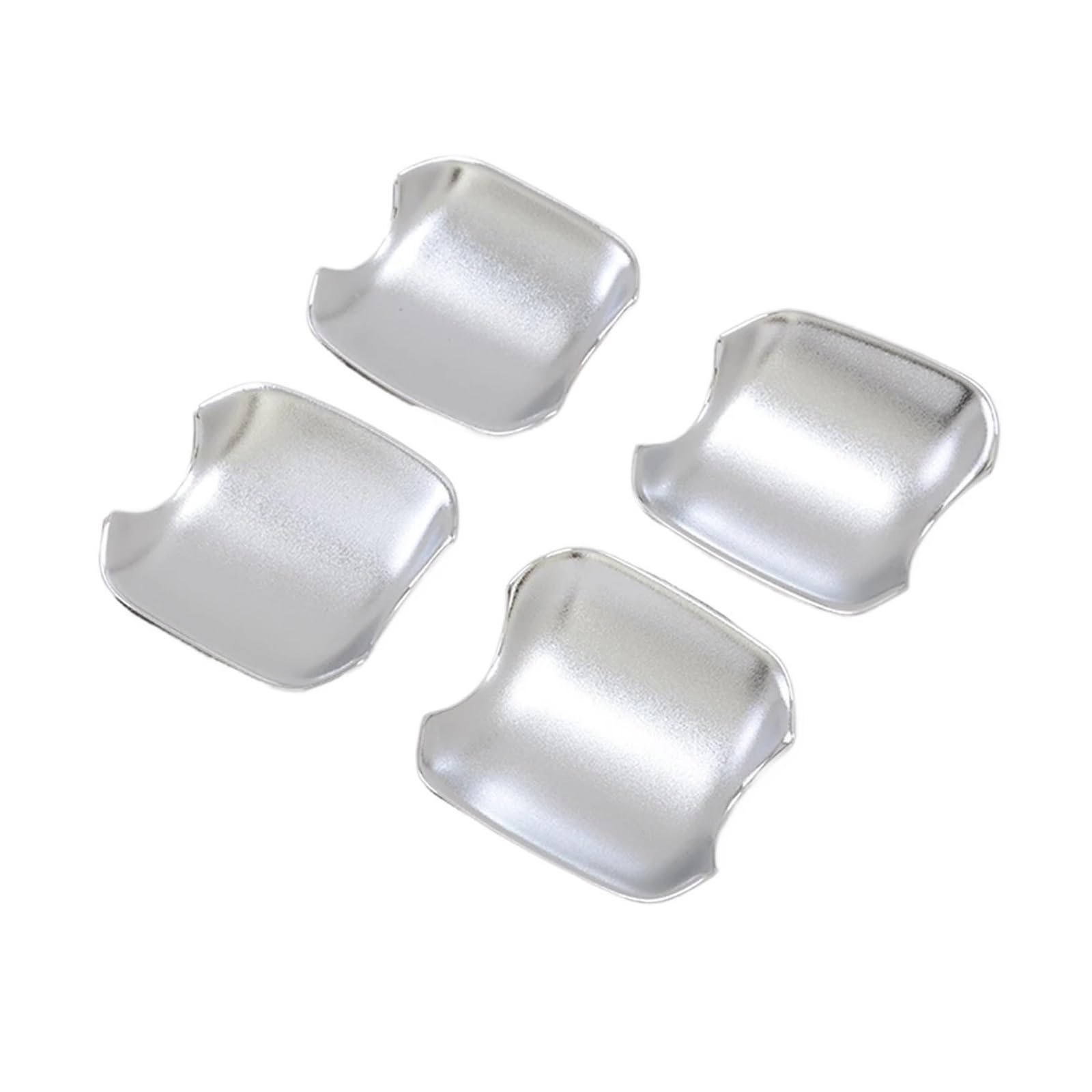 CNMNDE Seitentürgriff-Cup-Bowl-Abdeckungsverkleidung, passend for Subaru, Forester SK 2018–2022, Kohlefaser-Auto-Außenzubehör Griffschalen-Dekorationsaufkleber(ABS Chrome) von CNMNDE
