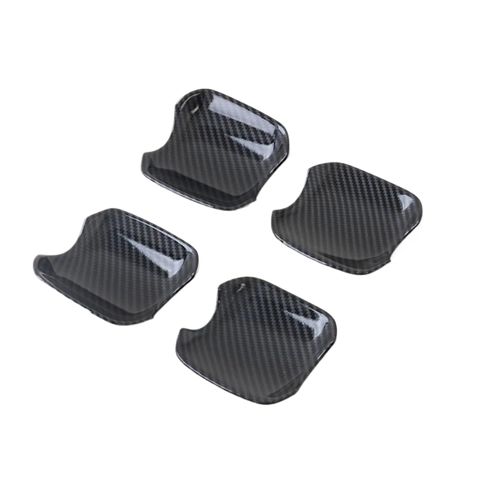 CNMNDE Seitentürgriff-Cup-Bowl-Abdeckungsverkleidung, passend for Subaru, Forester SK 2018–2022, Kohlefaser-Auto-Außenzubehör Griffschalen-Dekorationsaufkleber(Carbon Fiber Color) von CNMNDE