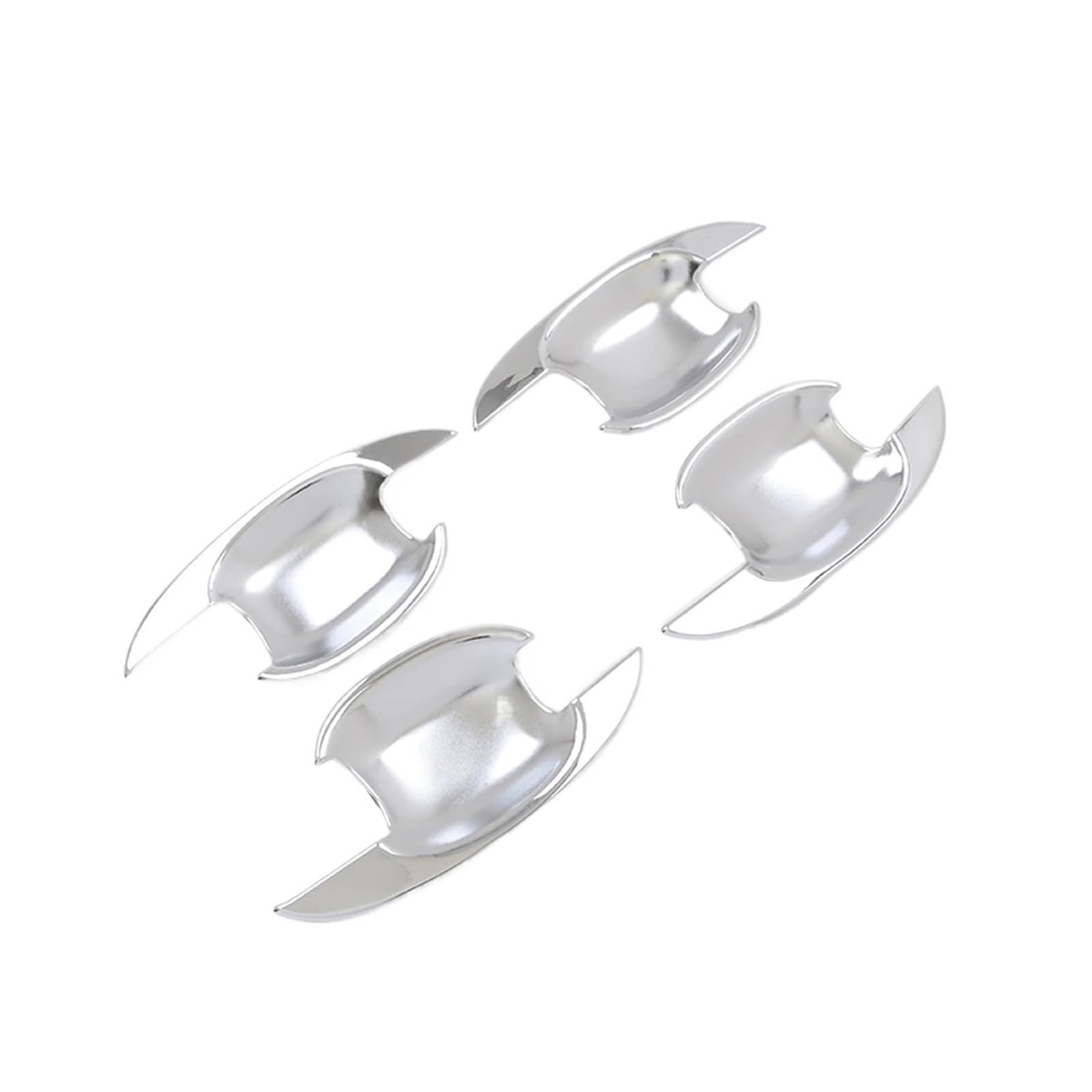 CNMNDE Seitentürgriff-Schüsselbecher-Abdeckungsverkleidung, passend for Peugeot, 3008 2013 2014, ABS-Chrom-Formteil, Garnierung, Overlay, Auto-Außenzubehör Griffschalen-Dekorationsaufkleber CNMNDE Seitentürgriff-Schüsselbecher-Abdeckungsverkleidung, passend for Peugeot, 3008 2013 2014, ABS-Chrom-Formteil, Garnierung, Overlay, Auto-Außenzubehör Griffschalen-Dekorationsaufkleber von CNMNDE