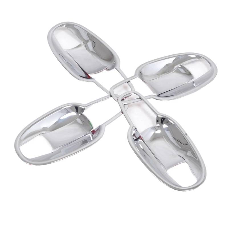 CNMNDE Seitentürgriff-Schüsselbecher-Abdeckungsverkleidung, passend for Toyota, Land Cruiser J200 LC200 FJ200 2008–2011, ABS-Chrom-Autozubehör Griffschalen-Dekorationsaufkleber von CNMNDE
