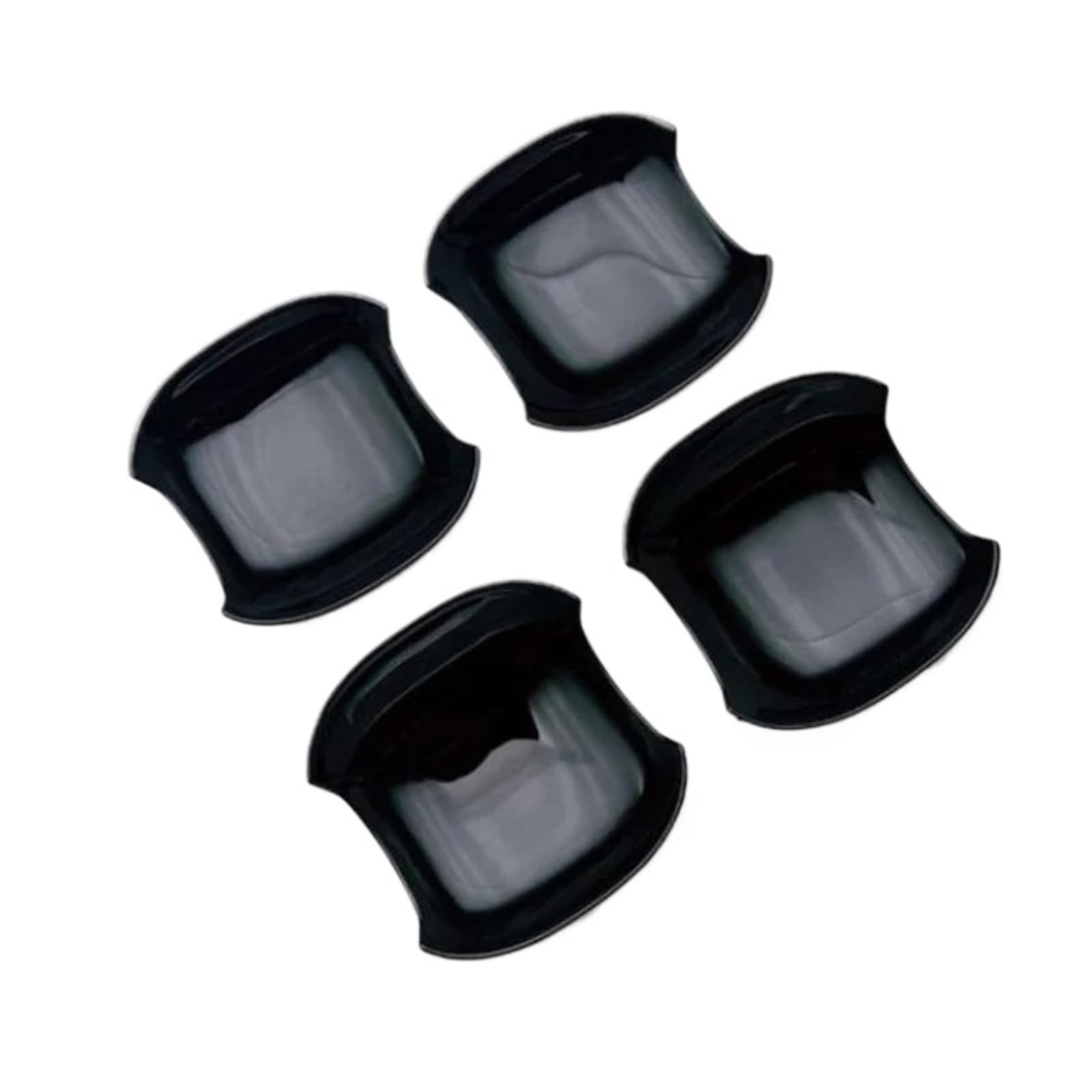 CNMNDE Türgriff-Schüssel-Abdeckung, Becher-Hohlraumverkleidung, passend for LEXUS, GX550 2024–2025, Autozubehör, ABS-Einsatz, Fangform, Garnierung Griffschalen-Dekorationsaufkleber(Piano Black) von CNMNDE
