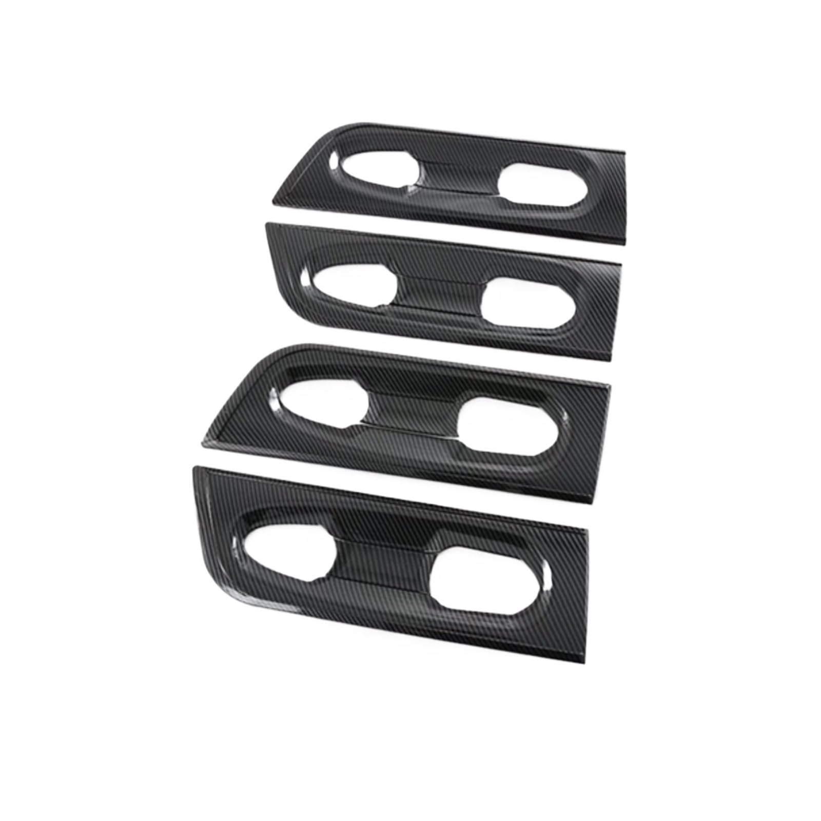 CNMNDE Türgriff-Schüssel-Abdeckung, Becher-Hohlraumverkleidung, passend for Toyota, Sienna XL40 2021–2022, Autozubehör Griffschalen-Dekorationsaufkleber(Carbon Fiber Style) von CNMNDE