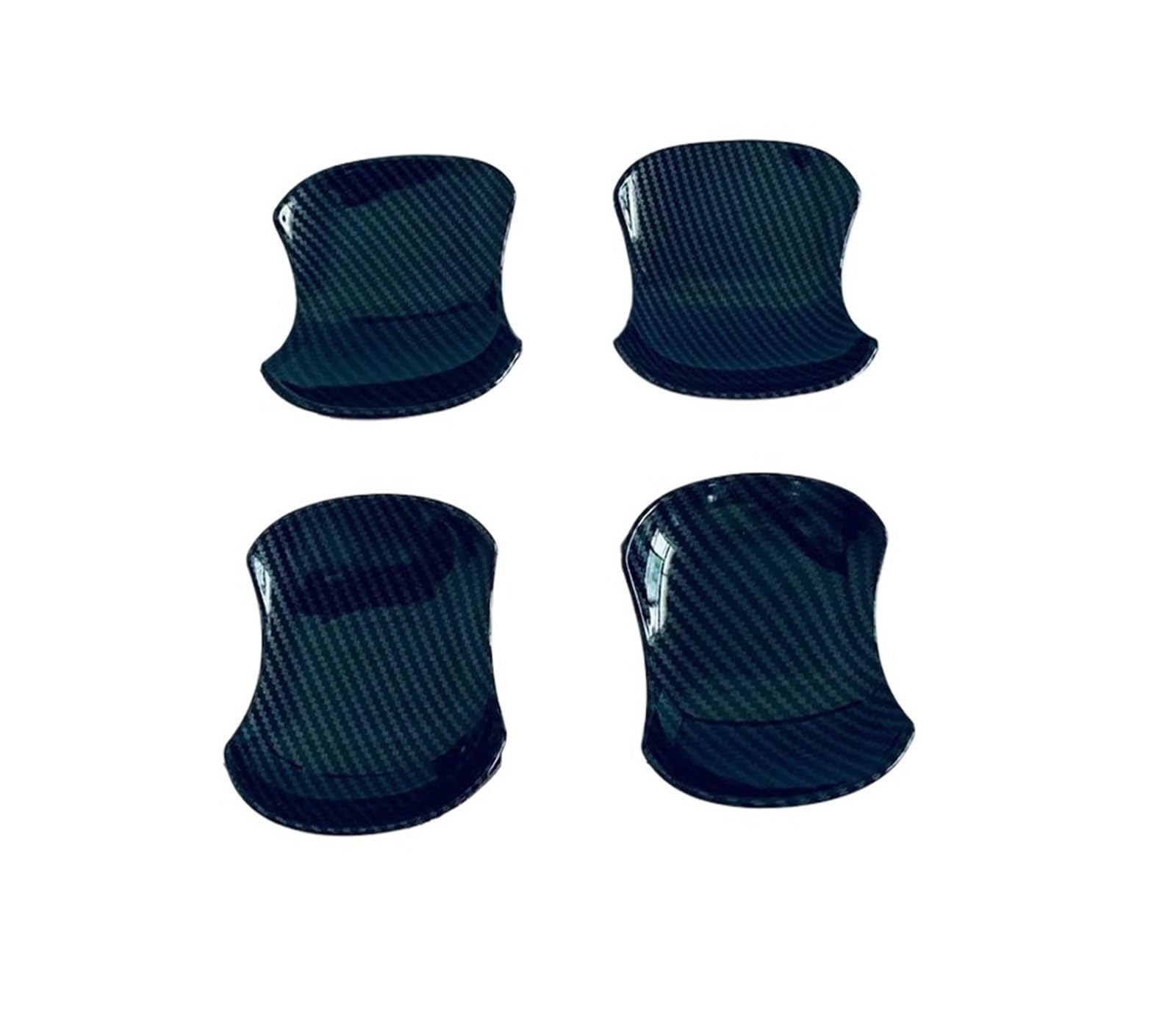CNMNDE Türgriff-Schüssel-Abdeckung, Becher-Hohlraumverkleidung, passend for Toyota, Voxy Noah R90 2022–2024, ABS-Einsatz, Fangform, Garnierung Griffschalen-Dekorationsaufkleber(Carbon fiber style) von CNMNDE