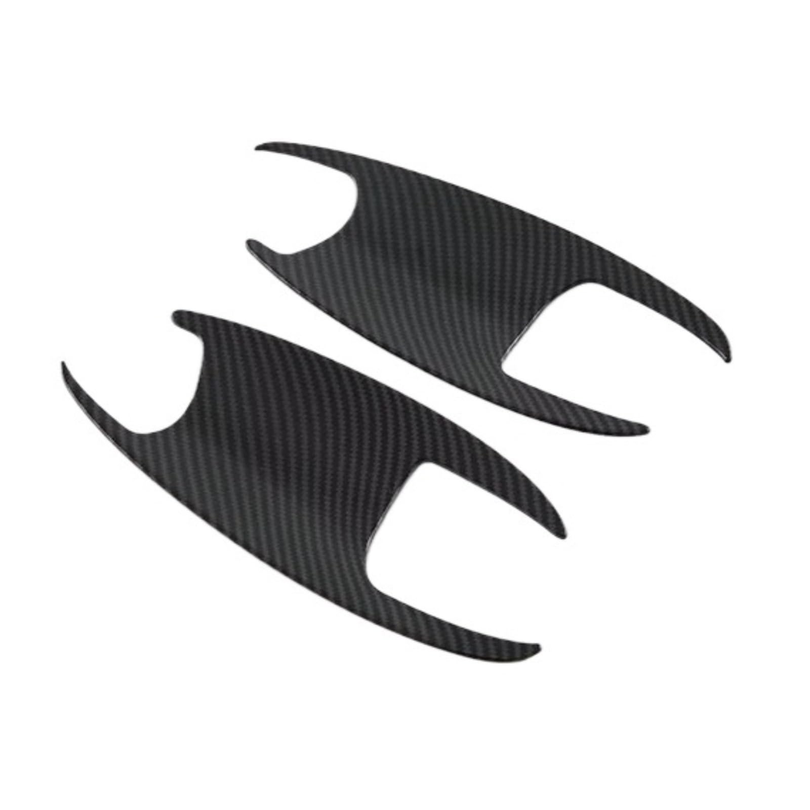 CNMNDE Türgriffschalen-Abdeckungsverkleidung, passend for BYD, Tang II EV Tan EV 2022–2023, Cup-Hohlraum-Einsatz, Fangform, Garnierung Griffschalen-Dekorationsaufkleber(Carbon fiber style) von CNMNDE