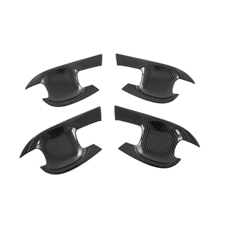 CNMNDE Türgriffschalen-Abdeckungsverkleidung, passend for KIA, Mohave Borrego HM2 2019–2022, Einsetzen der Fangform, Zierbecher-Hohlraum Griffschalen-Dekorationsaufkleber von CNMNDE