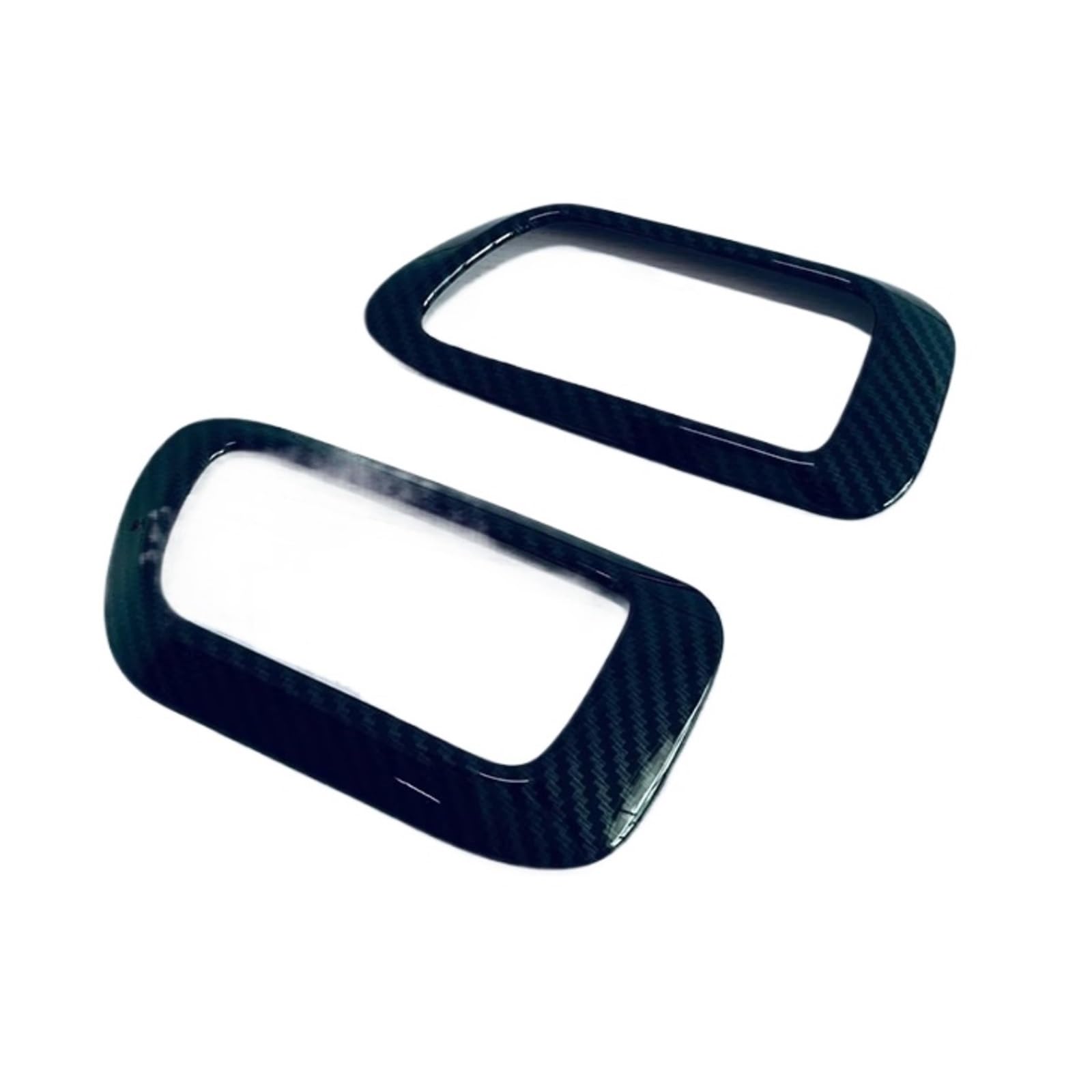 CNMNDE Vordertür-Innengriffabdeckung, Halteschalenverkleidung, passend for Daihatsu, Tanto 2022–2023, Autozubehör, ABS Griffschalen-Dekorationsaufkleber(Carbon fiber style) von CNMNDE
