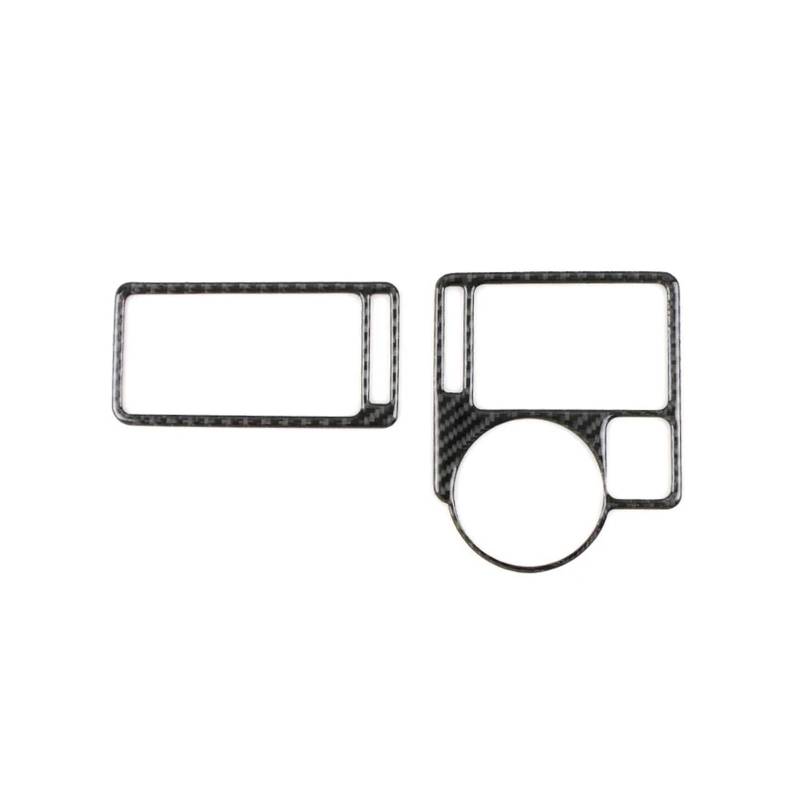 CNMNDE Zierblende for den Lüftungsauslass der Klimaanlage, passend for VW, passend for Golf 4 Jetta Bora MK4 R32 GTI 1999–2004, zentrales Bedienfeld Fahrzeug-Klimaanlagen-Entlüftungsblende(Side 2pcs R von CNMNDE