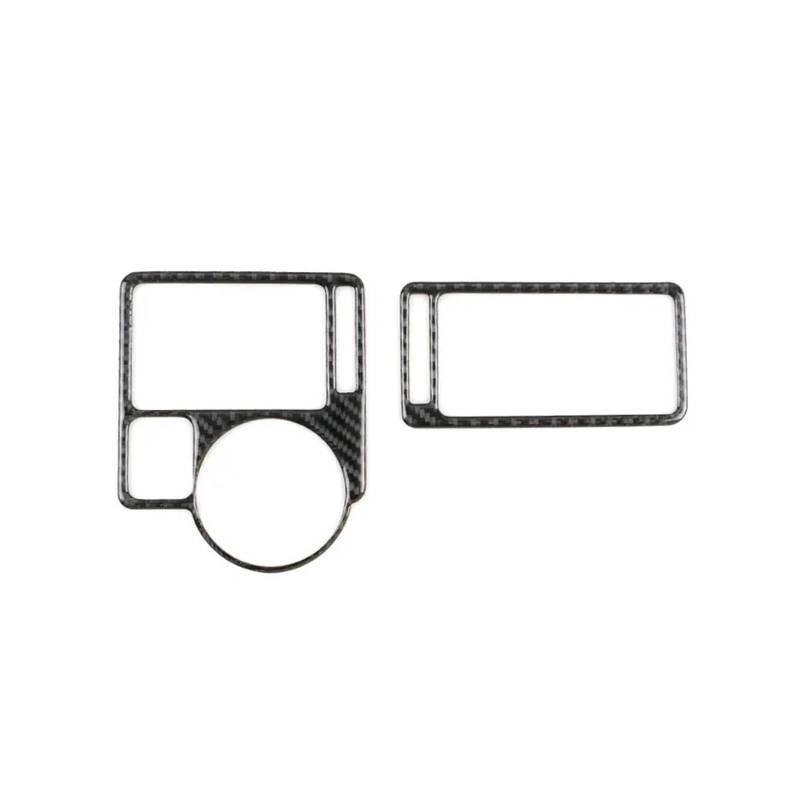 CNMNDE Zierblende for den Lüftungsauslass der Klimaanlage, passend for VW, passend for Golf 4 Jetta Bora MK4 R32 GTI 1999–2004, zentrales Bedienfeld Fahrzeug-Klimaanlagen-Entlüftungsblende(Side 2pcs L von CNMNDE