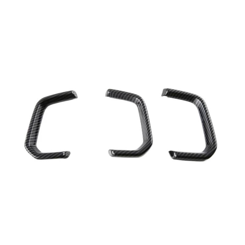 CNMNDE Zierleiste for die Lüftungsöffnung der Klimaanlage an der Vorderseite des Autos, passend for Mazda, CX50 CX-50 SUV 2023 2024, Zubehör for Innenleisten Fahrzeug-Klimaanlagen-Entlüftungsblende von CNMNDE