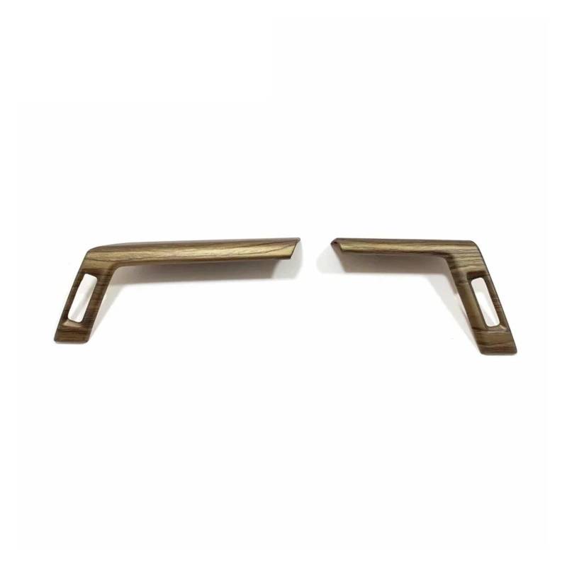 CNMNDE Zierleiste for die Lüftungsöffnung der Klimaanlage an der Vorderseite des Autos, passend for Nissan, X-Trail Rogue T33 2021–2024 Fahrzeug-Klimaanlagen-Entlüftungsblende(Wood Grain) von CNMNDE