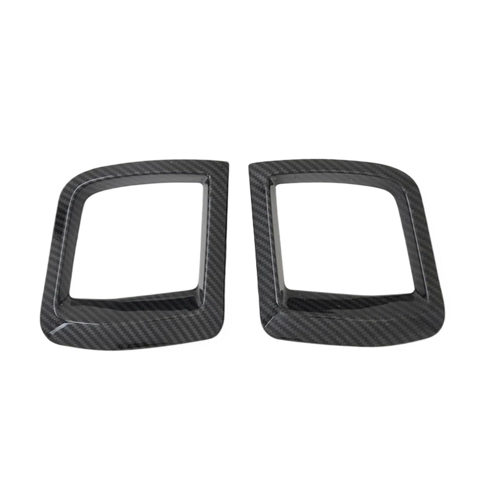 CNMNDE Zierleiste for die Lüftungsöffnung der Klimaanlage an der Vorderseite des Autos, passend for Volvo, XC60 XC 60 2018–2020 Fahrzeug-Klimaanlagen-Entlüftungsblende(Carbon Fiber Style) von CNMNDE