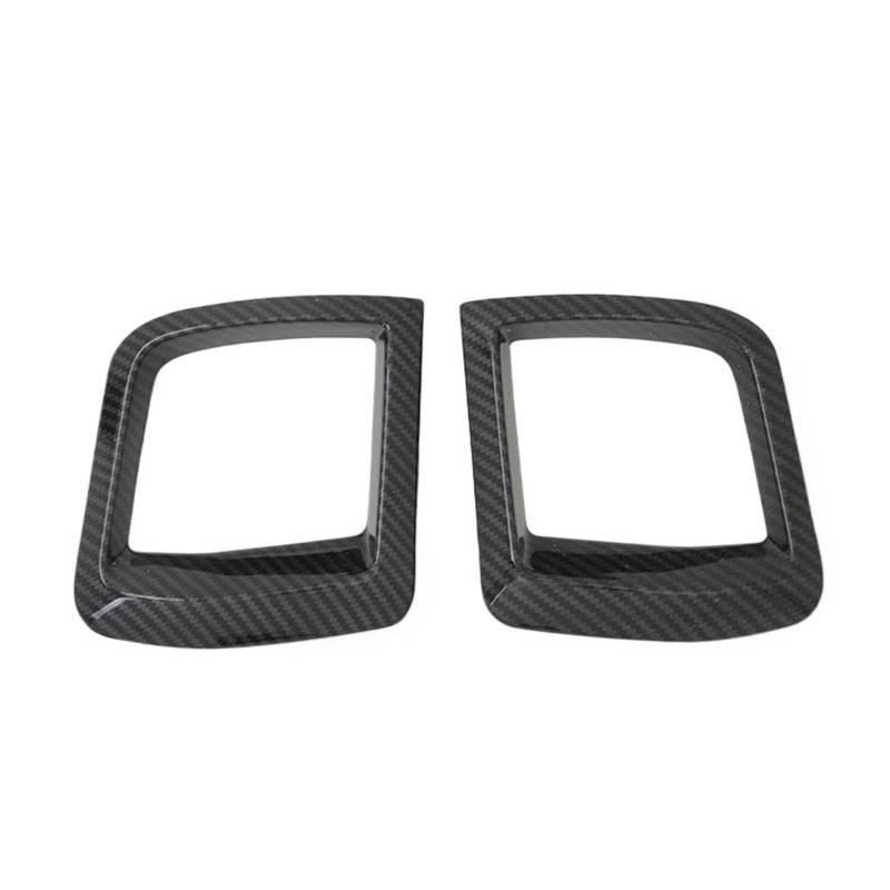 CNMNDE Zierleiste for die Lüftungsöffnung der Klimaanlage an der Vorderseite des Autos, passend for Volvo, XC60 XC 60 2018–2020 Fahrzeug-Klimaanlagen-Entlüftungsblende(Carbon Fiber Style) von CNMNDE