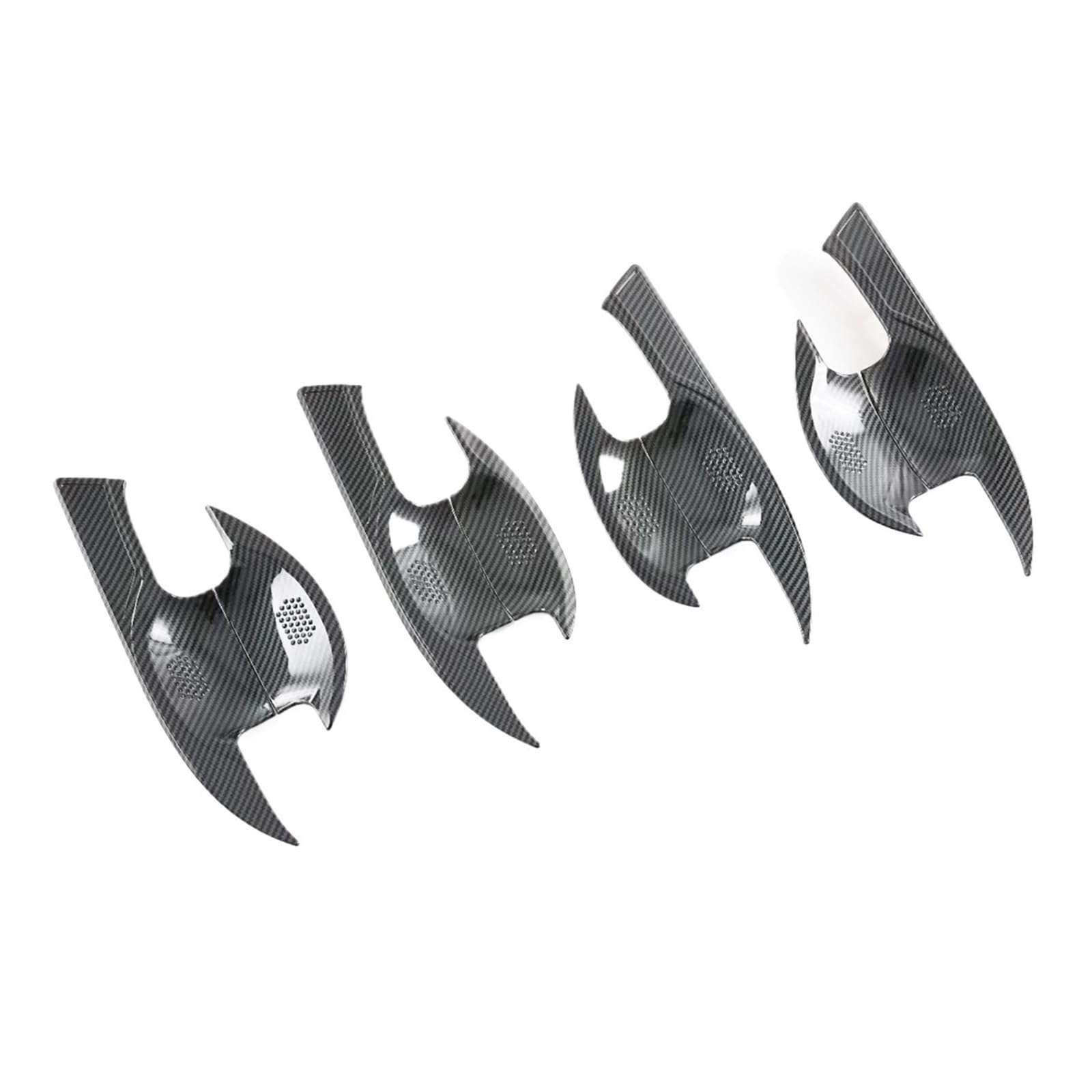 CNMNDE Zierleiste for die Seitentürgriffschale des Autos, passend for LEXUS, NX 250 350 350H 450H 2021–2024 Griffschalen-Dekorationsaufkleber(Handle Bowl (Chrome)) von CNMNDE