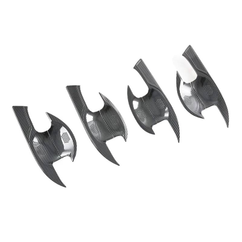 CNMNDE Zierleiste for die Seitentürgriffschale des Autos, passend for LEXUS, NX 250 350 350H 450H 2021–2024 Griffschalen-Dekorationsaufkleber(Handle Bowl (Chrome)) von CNMNDE