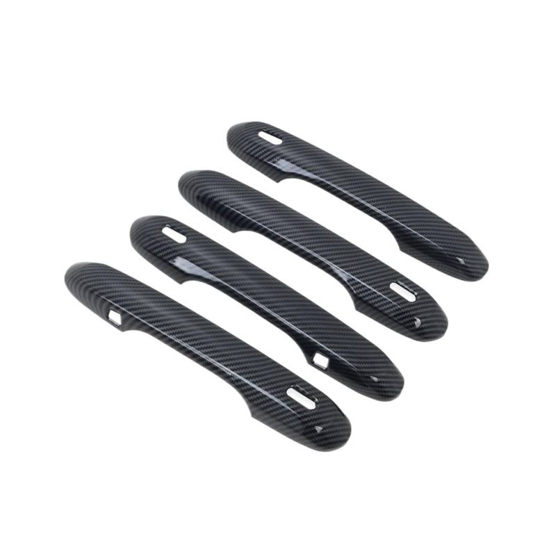 CNMNDE Zierleiste for die Seitentürgriffschale des Autos, passend for LEXUS, NX 250 350 350H 450H 2021–2024 Griffschalen-Dekorationsaufkleber(Handle Cover(Carbon)) von CNMNDE