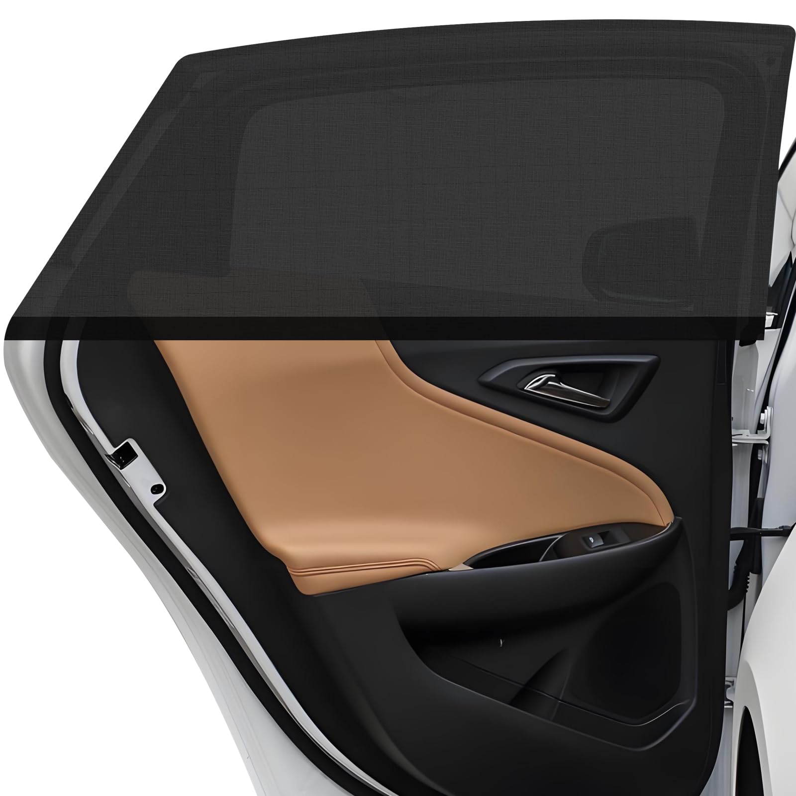 CNMTCCO Sonnenschutz Auto Baby, 2 Stück Auto Sonnenschutz Baby Für Familienreisen & UV-Schutz, Passt Zu Den Meisten Autos (126 * 52cm Größe L) von CNMTCCO