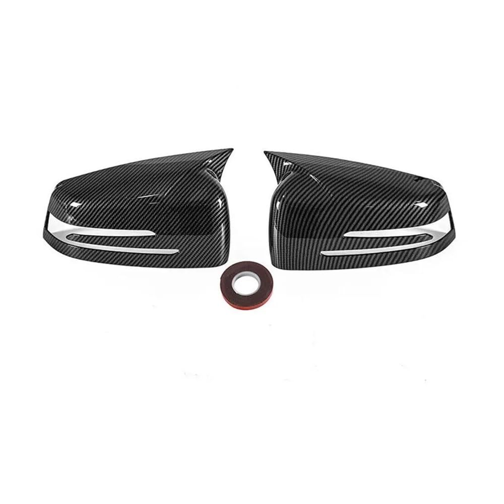 Auto Spiegelkappen A B C E S CLA GLA GLK-Klasse Rückspiegel-Seitenspiegel-Abdeckung Flügelkappenverkleidung Für W176 W246 W212 W204 C117 X156 X204 W221(Carbon) von CNMVCJSAR