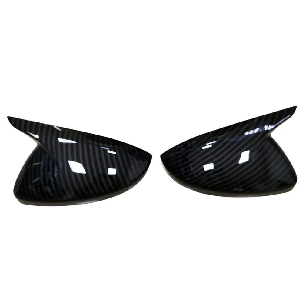 Auto Spiegelkappen Für 208 2020-2023 Für 308 2014-2020 508 2008 Rückspiegel Abdeckung Flügel Kappe Aufkleber Außen Fall Trim Carbon(B) von CNMVCJSAR