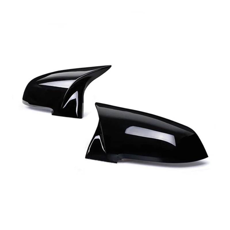 Auto Spiegelkappen Für Serie 1 2 3 4 XM 220i 328i 420i 2 Stück Rückspiegel Abdeckkappe F20 F21 F22 F23 F30 F32 F33 F36 X1(Bright black) von CNMVCJSAR