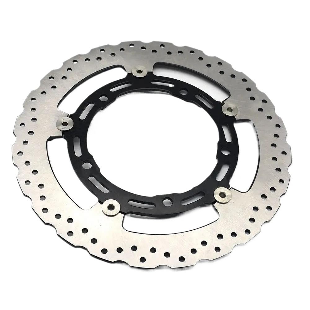 Motorrad Bremsscheibe Für Ninja 400 Motorrad Vorne Hinten Bremsscheibe Rotor Für EX 400 ABS 2017-2021 Z400 Für Ninja400 EX400 ABS KRT 2018-2021 Z 400 Scheibenbremse(Front) von CNMVCJSAR