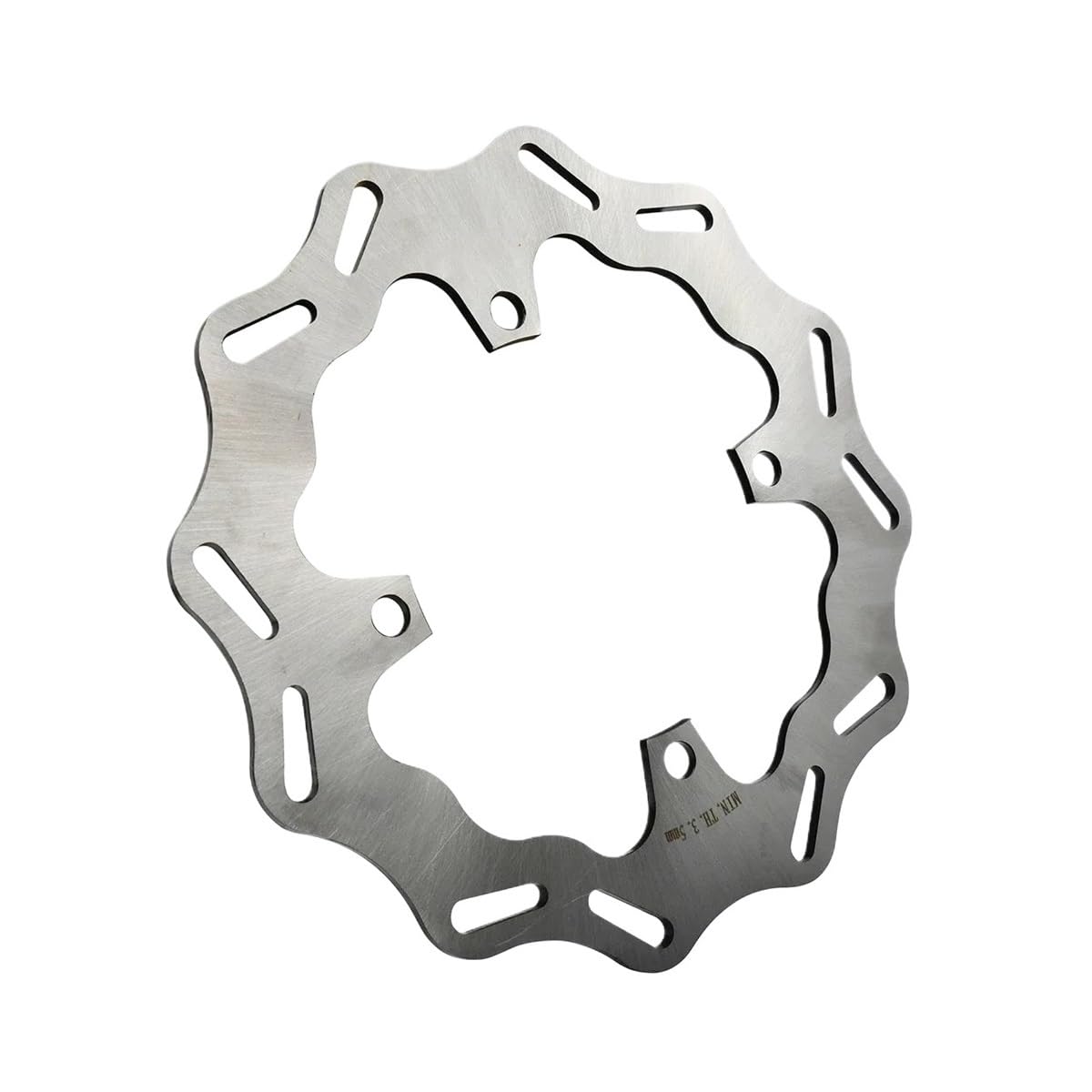 Motorrad Bremsscheibe KX125 KX250 Motorrad Vorne Hinten Bremsscheibe Disk Für KX250F KX450F Für KLX450R 2006-2021 Motocross 270mm 240mm Teile Scheibenbremse(240mm Rear) von CNMVCJSAR