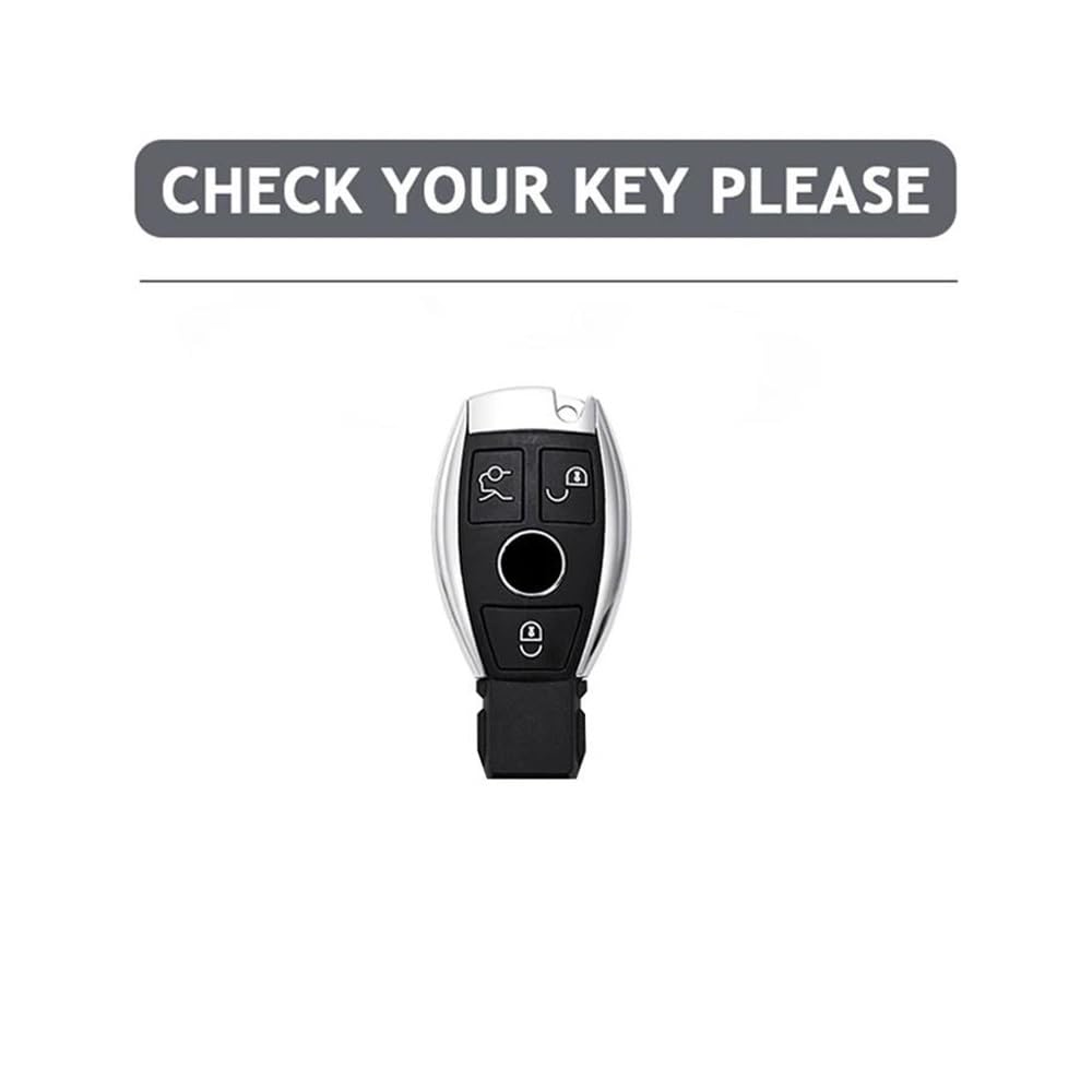 Schlüsselhülle Für AMG W204 W205 W212 W463 W176 Für A B C E R Klasse GLS GLA GLK GLC CLS CLA Zink-Legierung Rindsleder Auto Schlüssel Fall Abdeckung Auto Schlüsselgehäuse(7) von CNMVCJSAR