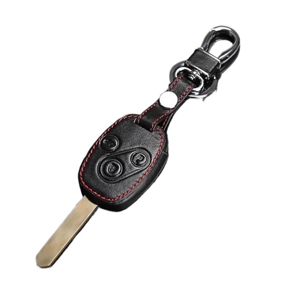 Schlüsselhülle Für CR-V Für Fit Für Pilot Für Accord Für Civic Leder Schlüsselanhänger Ring Abdeckung Fall Halter 3 Taste Auto Styling Auto Schlüsselgehäuse(1 UK) von CNMVCJSAR