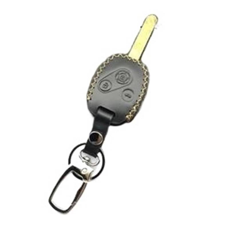 Schlüsselhülle Für CR-V Für Fit Für Pilot Für Accord Für Civic Leder Schlüsselanhänger Ring Abdeckung Fall Halter 3 Taste Auto Styling Auto Schlüsselgehäuse(6) von CNMVCJSAR